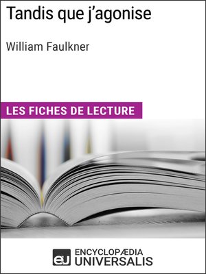 cover image of Tandis que j'agonise de William Faulkner